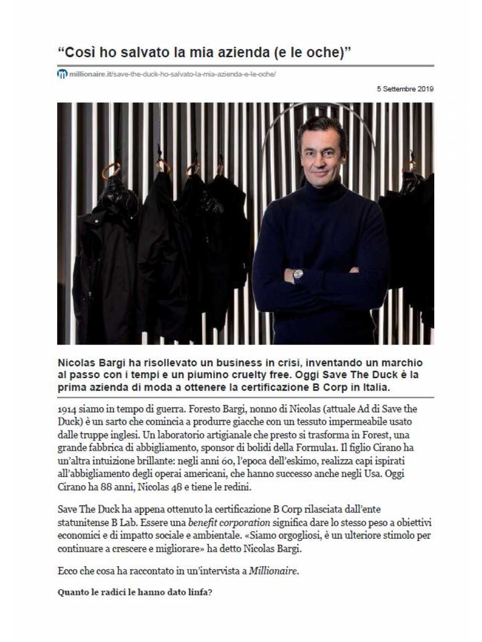 “Così ho salvato la mia azienda (e le oche)”