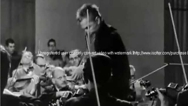 Karajan Schumann Rehearsal o Schumann's 4th Symphony Part 1