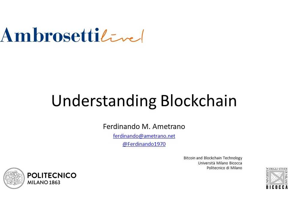 Understanding Blockchain