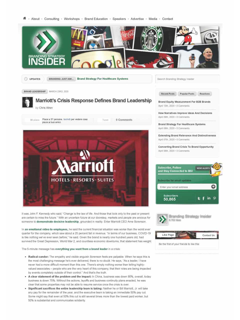 Marriott’s Crisis Response Defines Brand Leadership