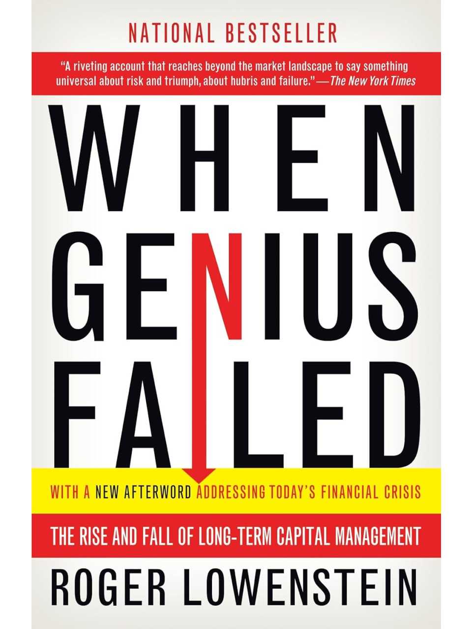 When genius failed. The rise and fall of long-term capital management