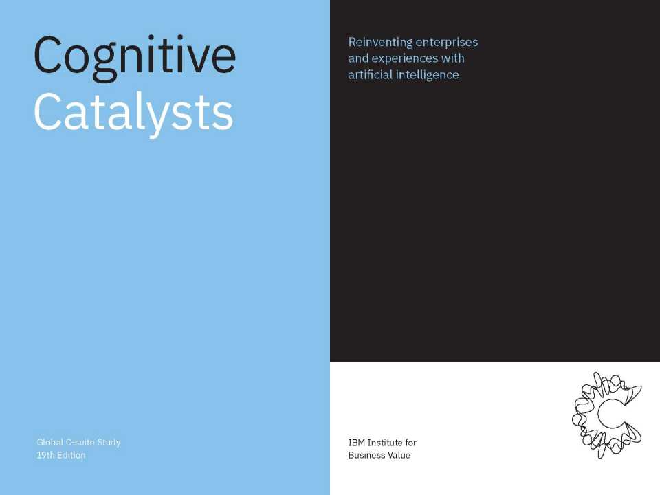 Cognitive Catalysts