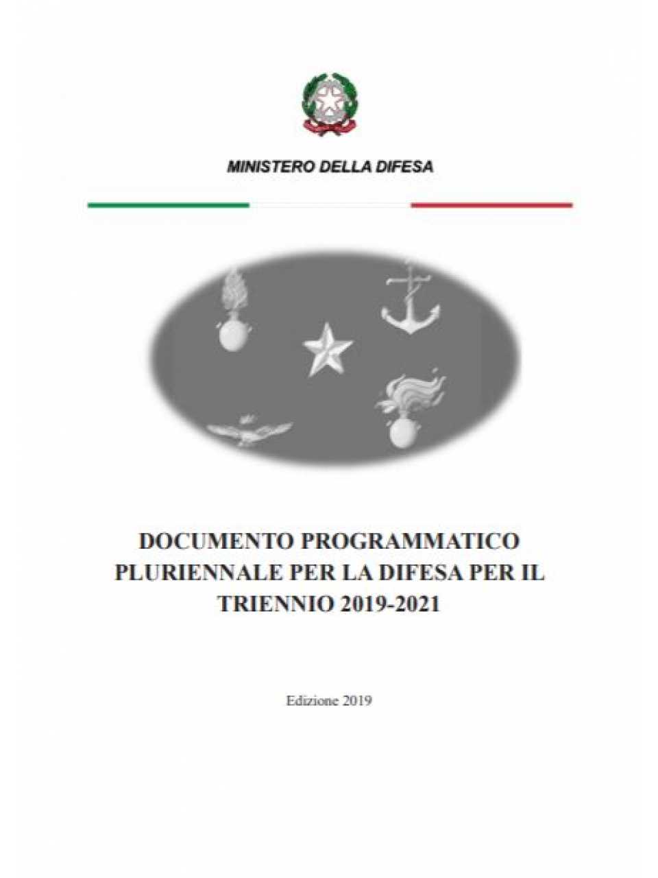 Documento Programmatico Pluriennale per la Difesa per il Triennio 2019-2021