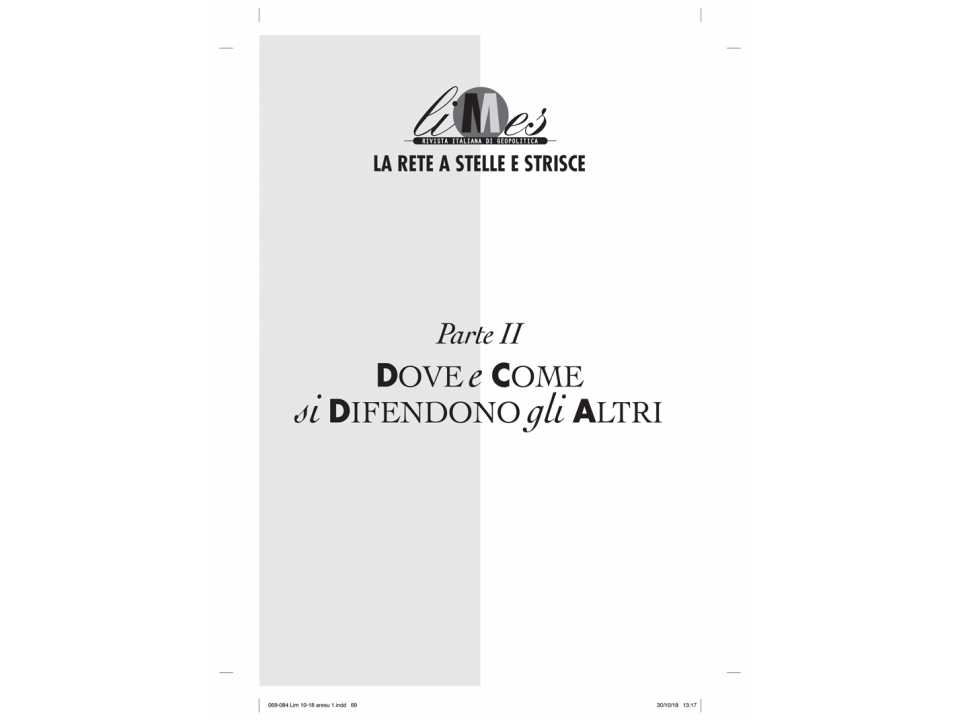 Dove e come si difendono gli altri