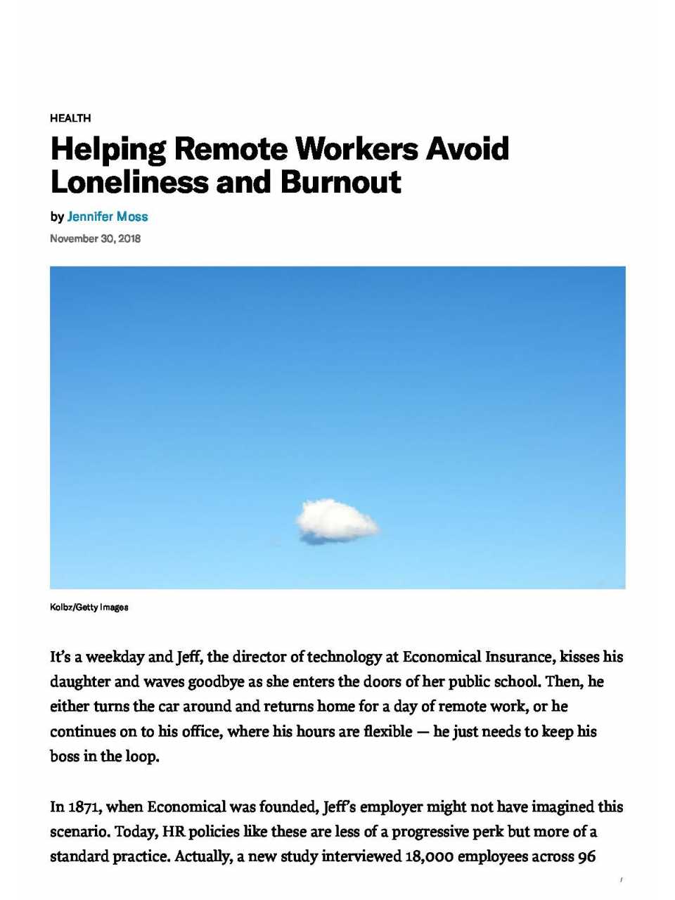 Helping Remote Workers Avoid Loneliness and Burnout