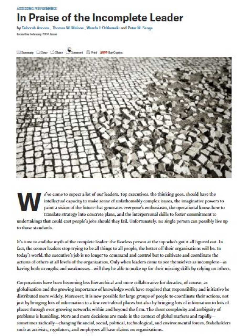 IN PERSON
A new leadership for a new world (workshop)