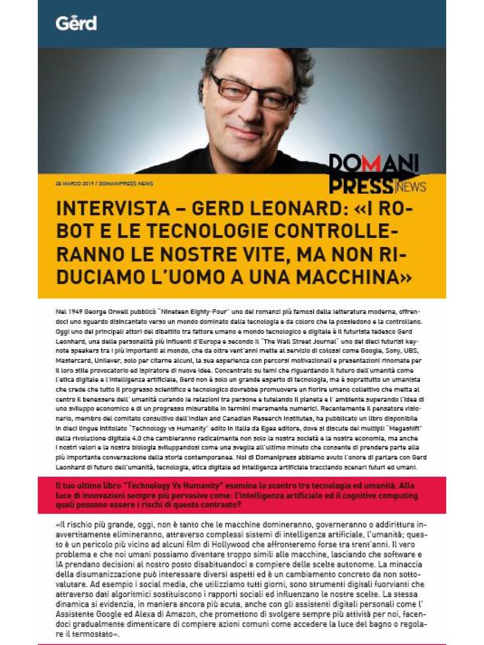 The Great Transformation