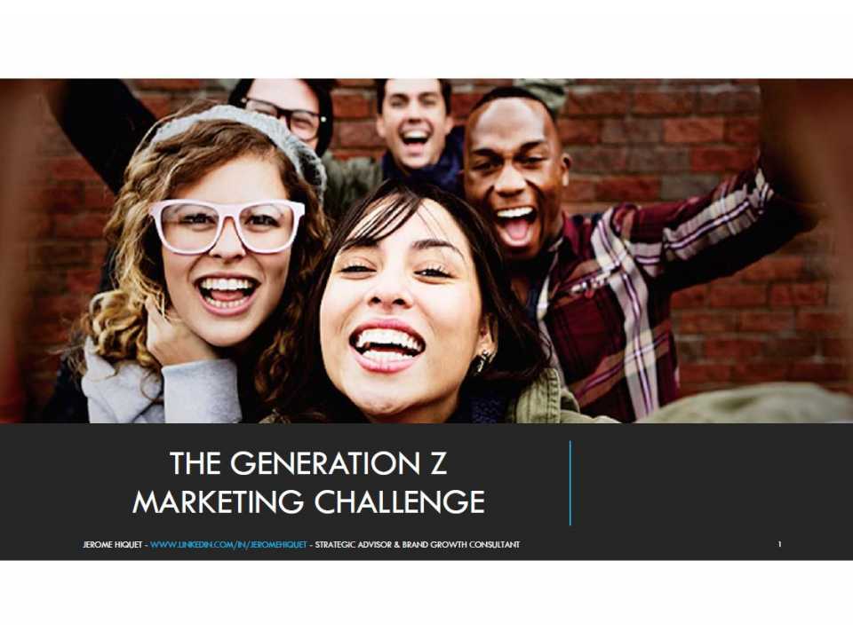 The generation Z Marketing Challenge