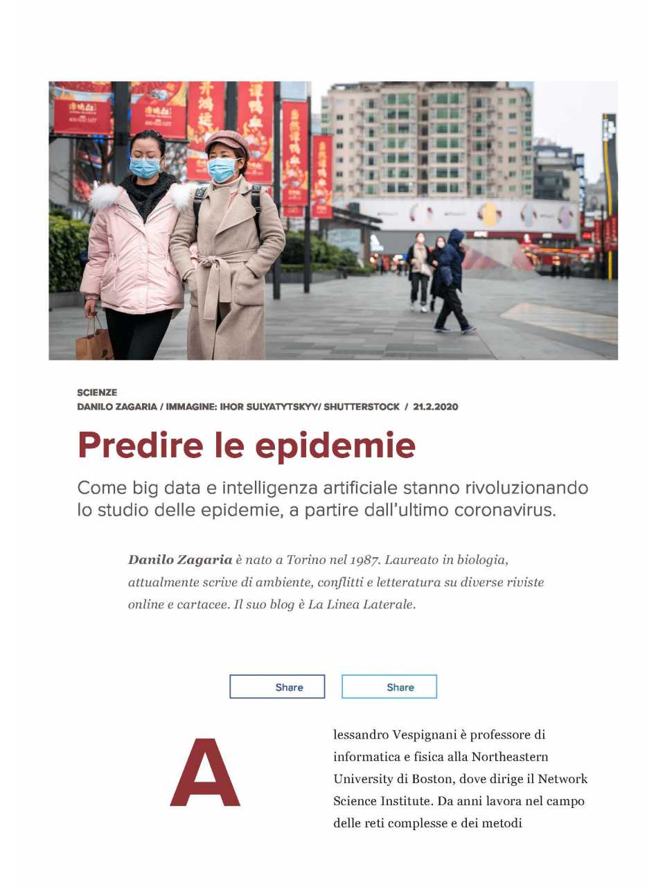 Predire le epidemie