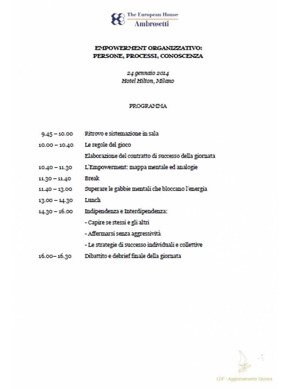 Programma