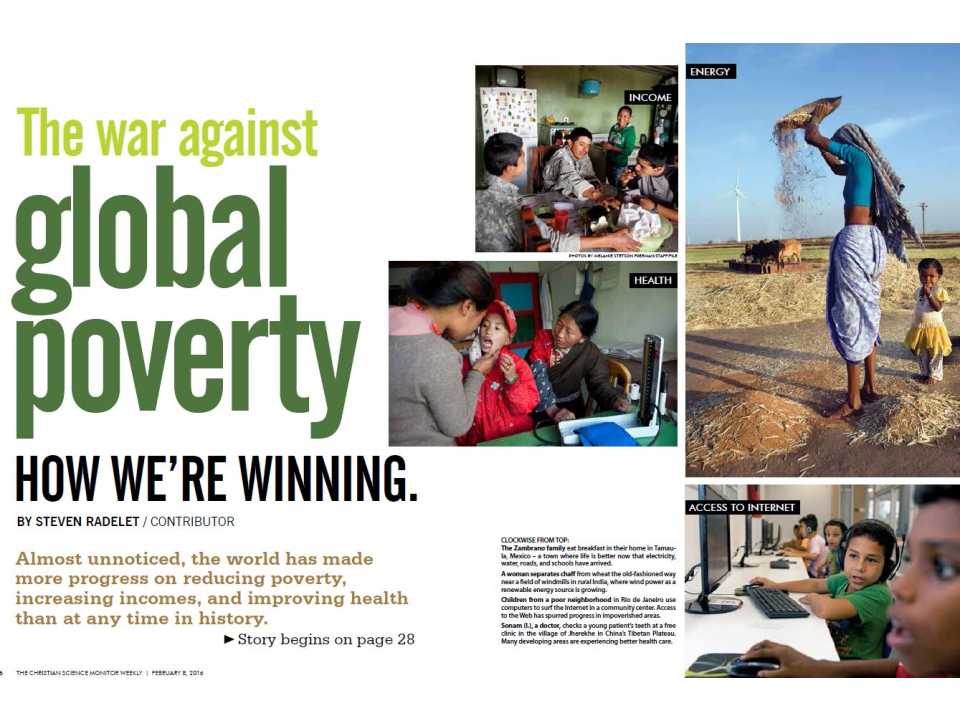 The War Against Global Poverty. How We'Re Winning