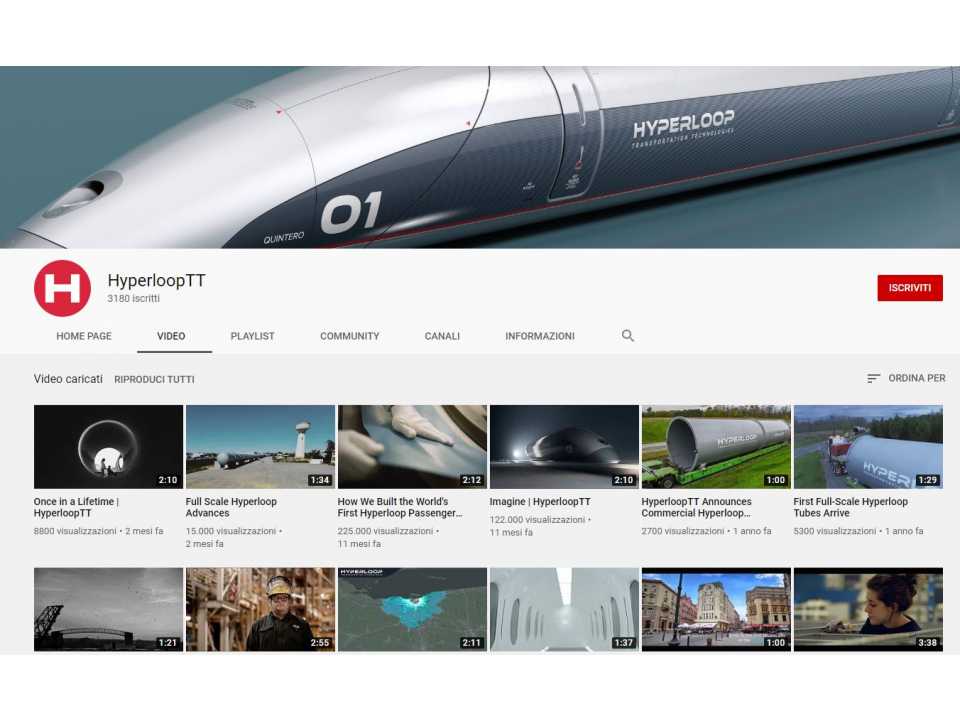 Selection Of Videos On Hyperloop Transportation Technologies
