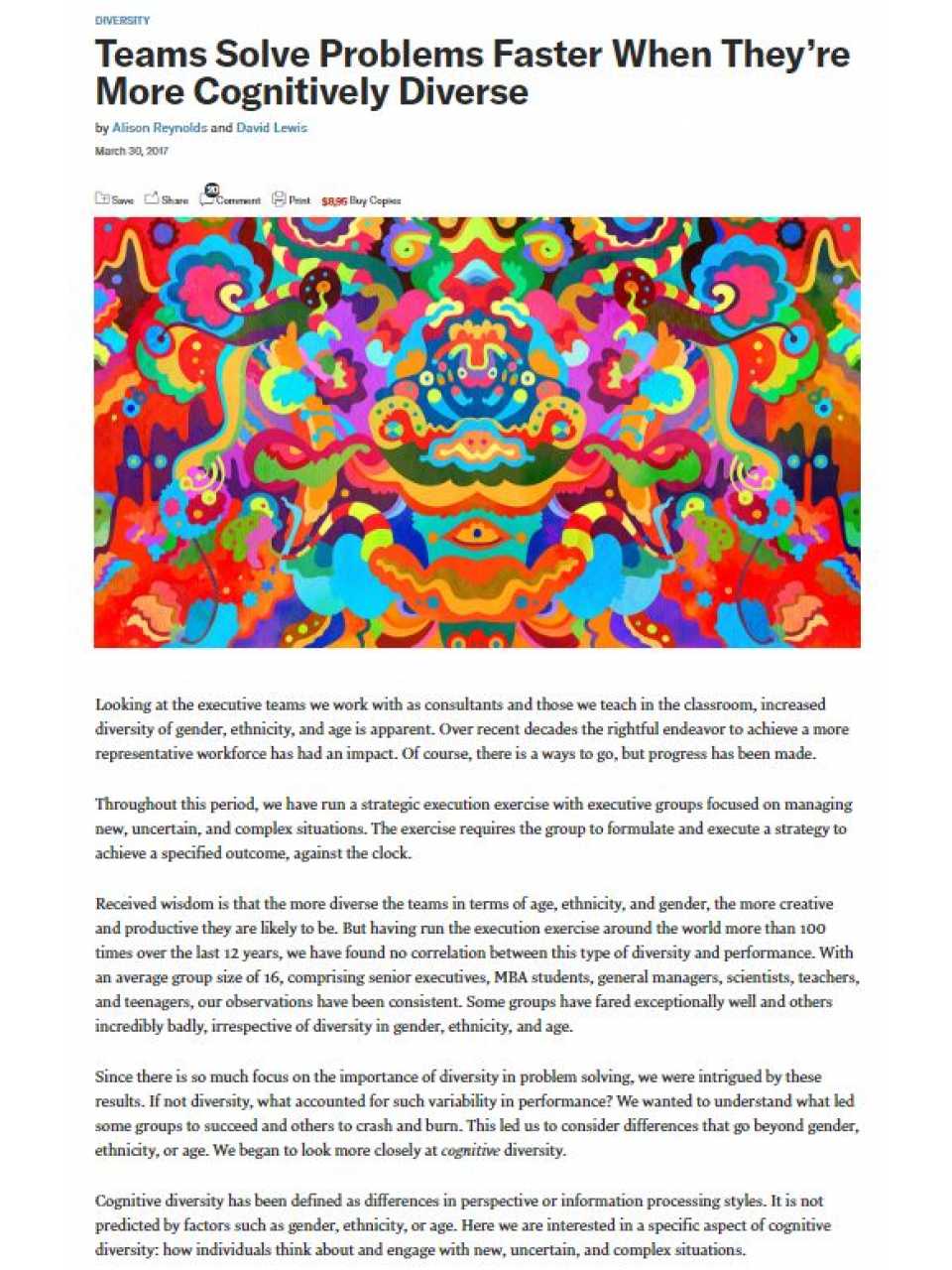 AGGIORNAMENTO PERMANENTEVIA WEBThe Diversity Bonus: creare team vincenti e potenziare la performance