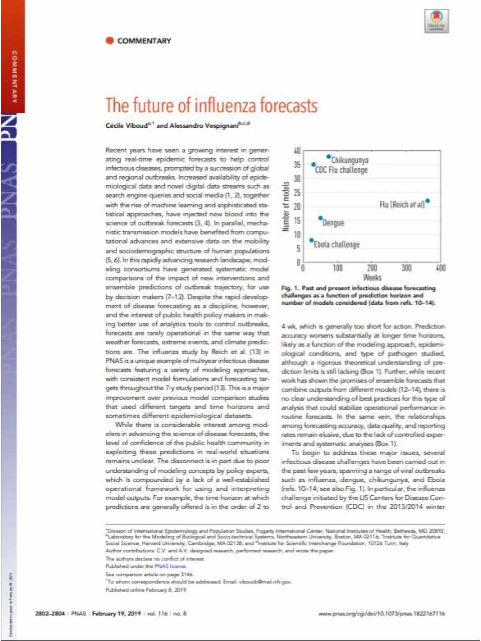 The future of influenza forecasts