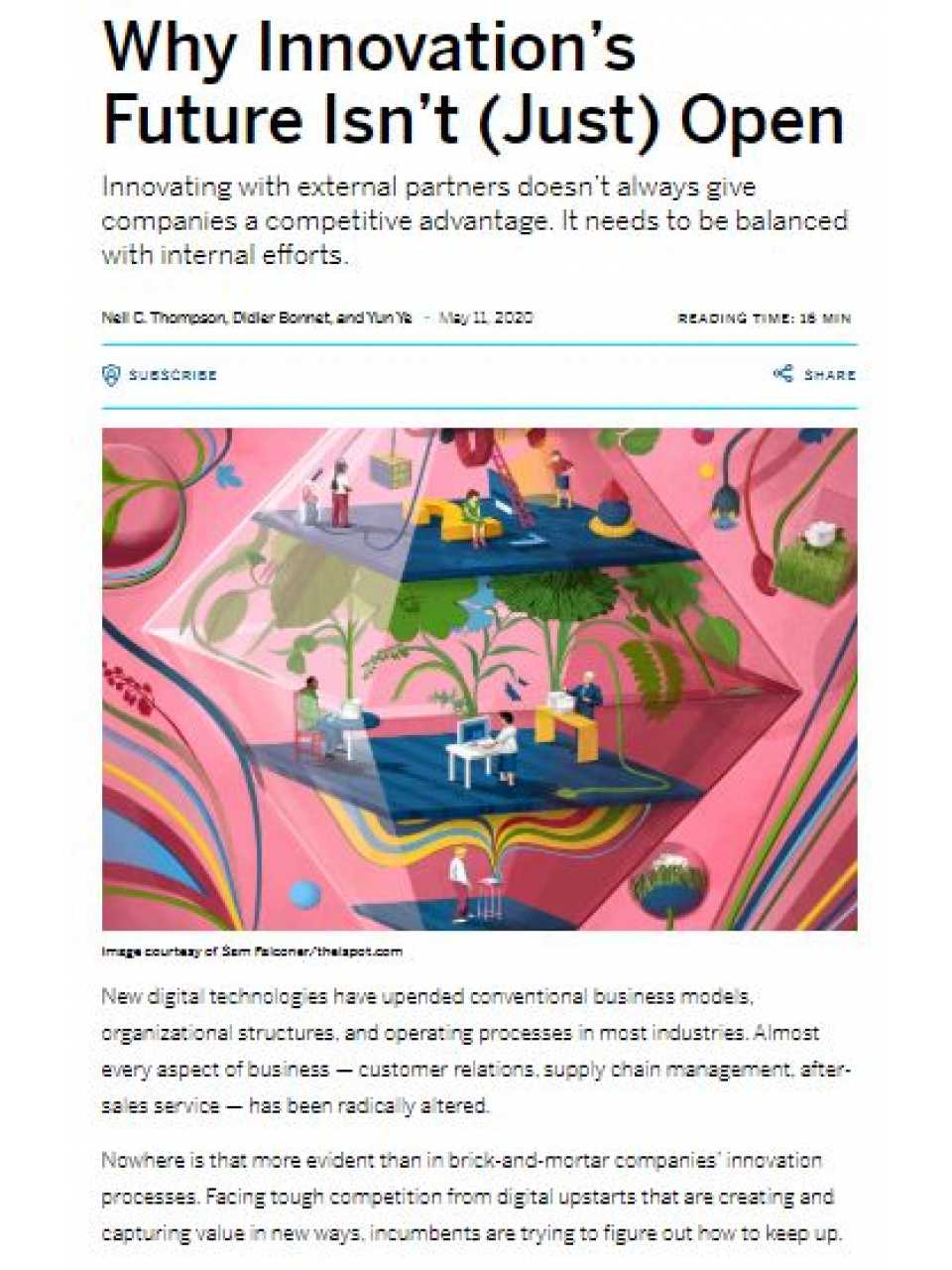 Why Innovation’s Future Isn’t (Just) Open