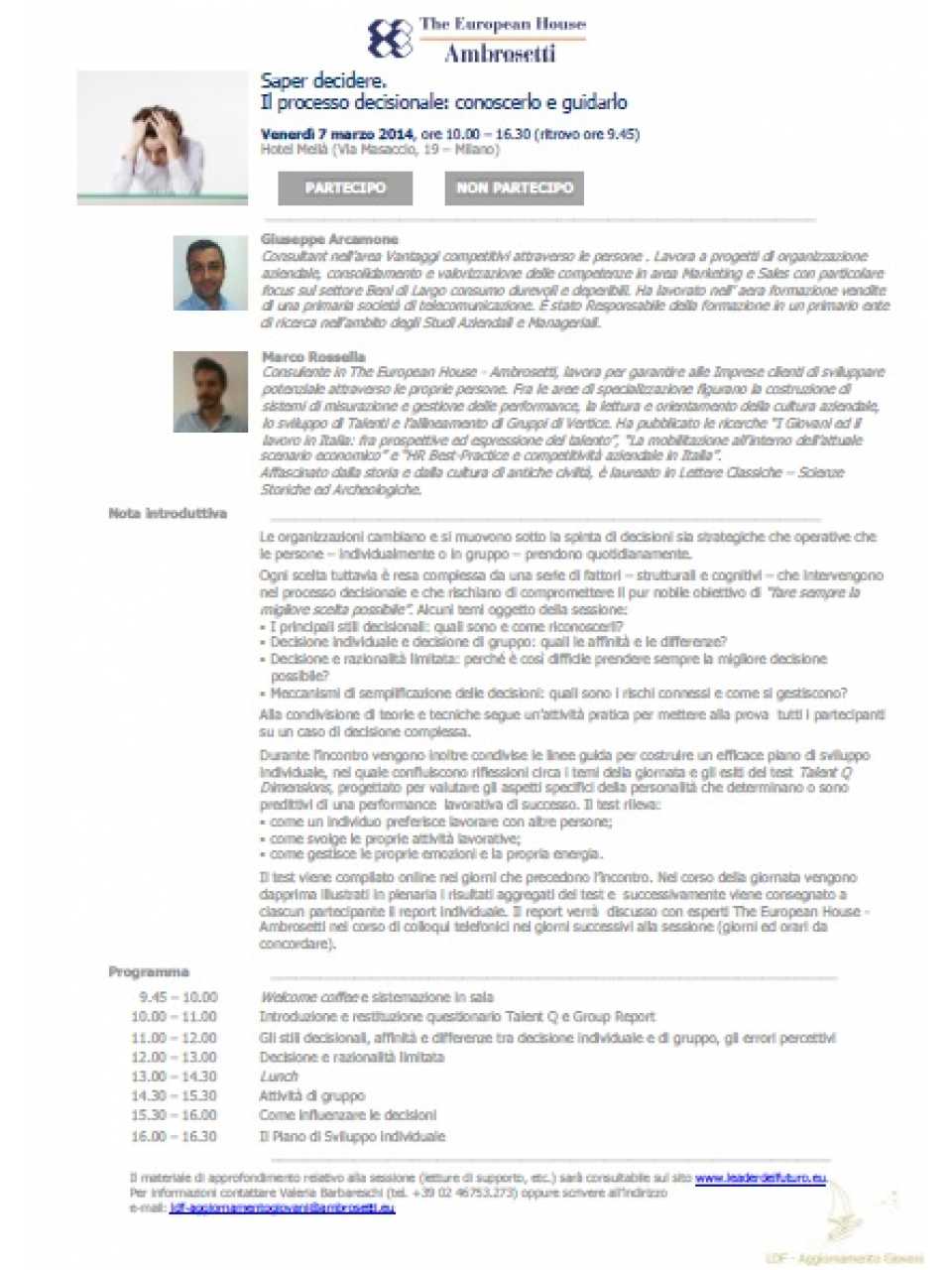 Nota informativa 7 marzo 2014