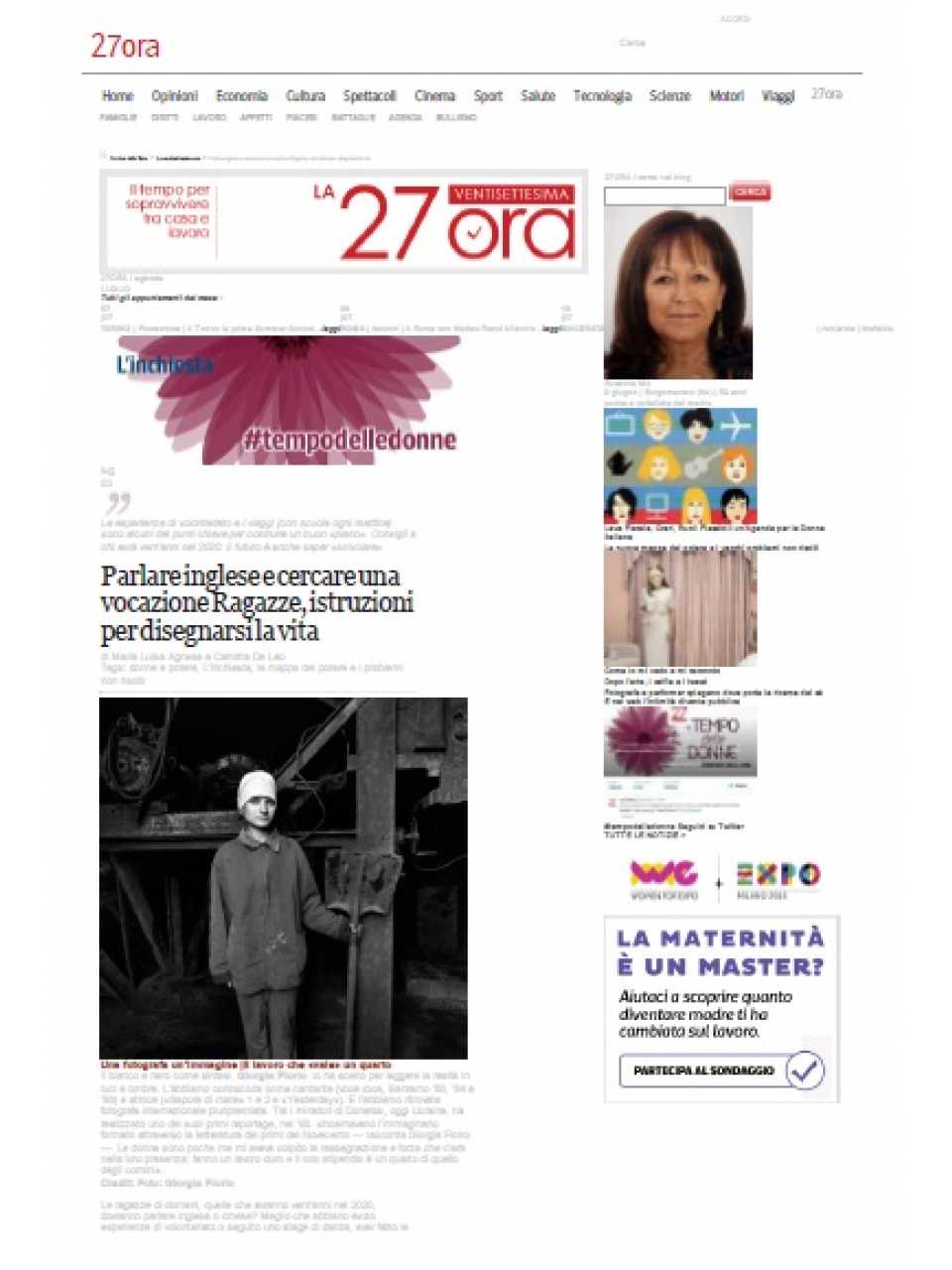 Parlare inglese e cercare una vocazione. Ragazze, istruzioni per disegnarsi la vita