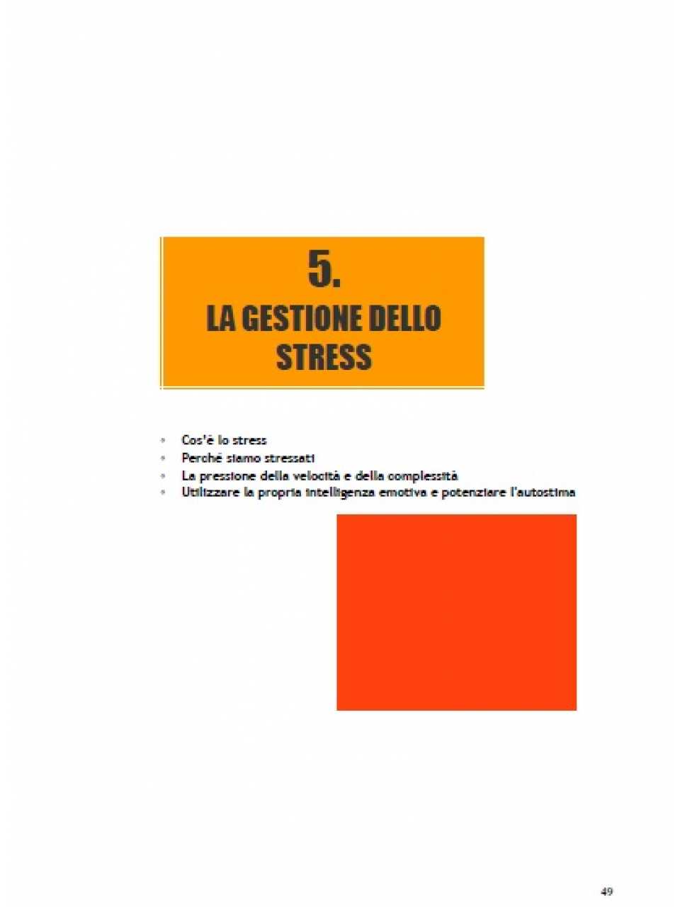 Management and Empowerment - la gestione dello stress