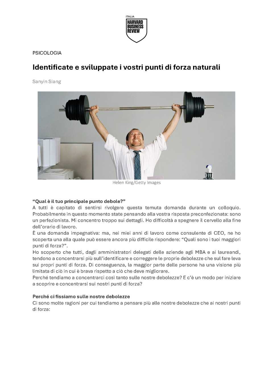 IN PERSON
The courage to go against the wind: a conversation with Cristina Scocchia