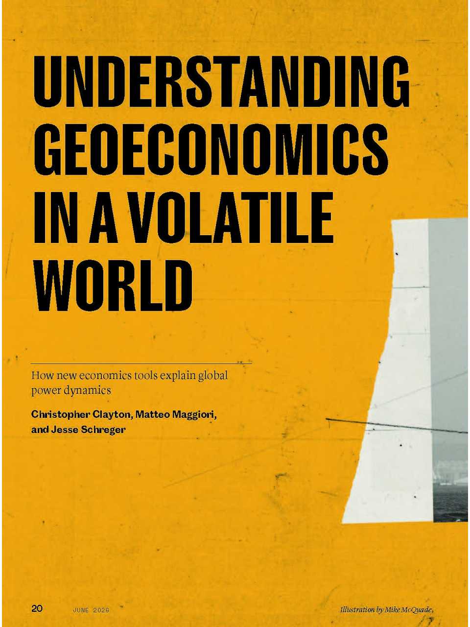 Understanding geoeconomics in a volatile world
