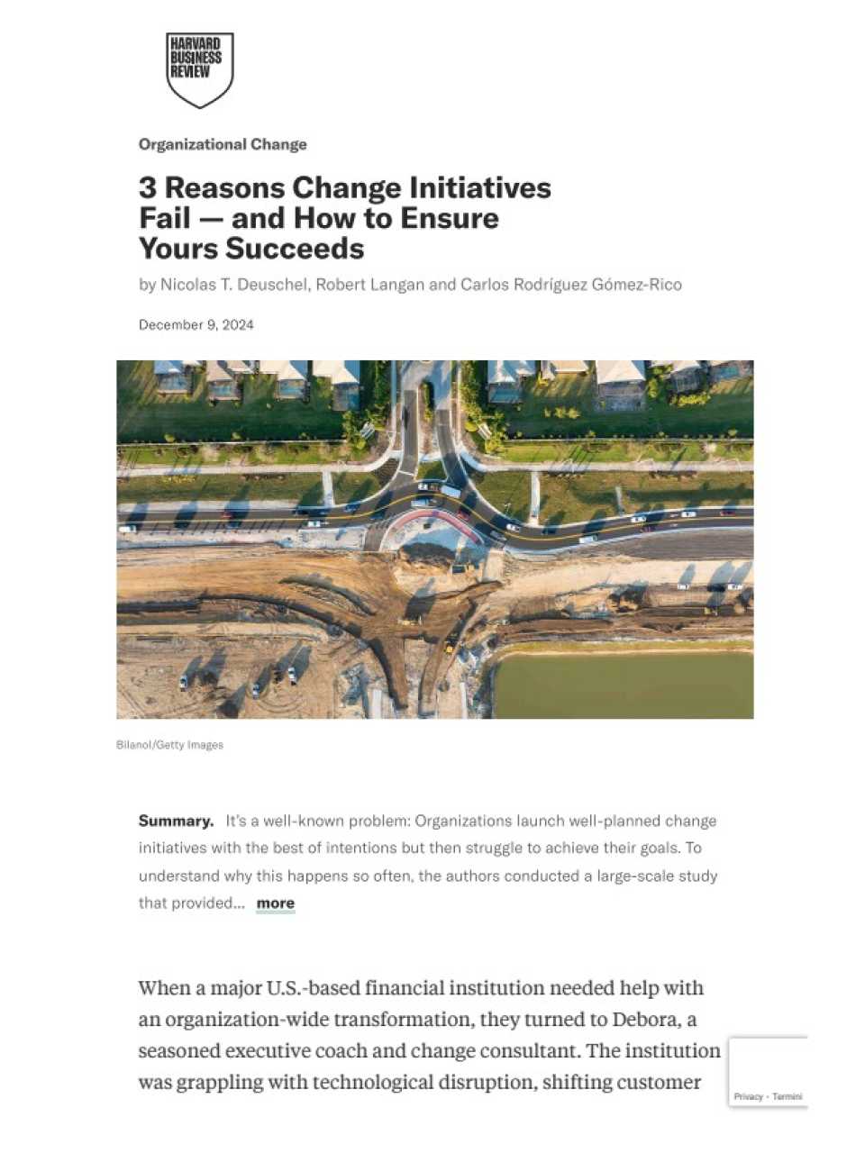 TEHA LIVEVIA WEB
Perché il cambiamento fallisce? Come guidarlo con successo: le chiavi dell’economia comportamentale per gli Executive