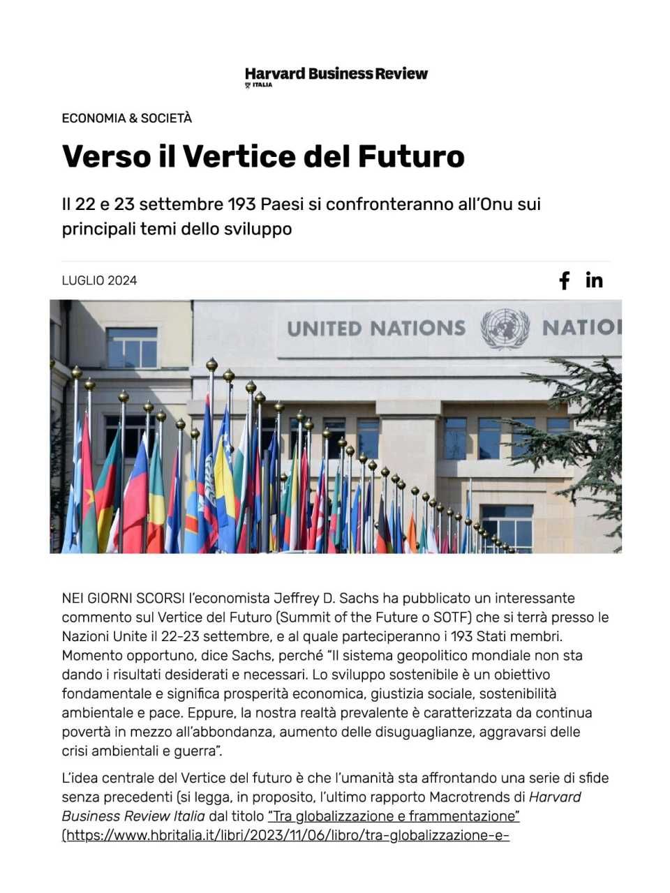 IN PRESENZA
Incontro Leader del Futuro in occasione del Forum di Cernobbio “Lo Scenario di oggi e di domani per le strategie competitive”