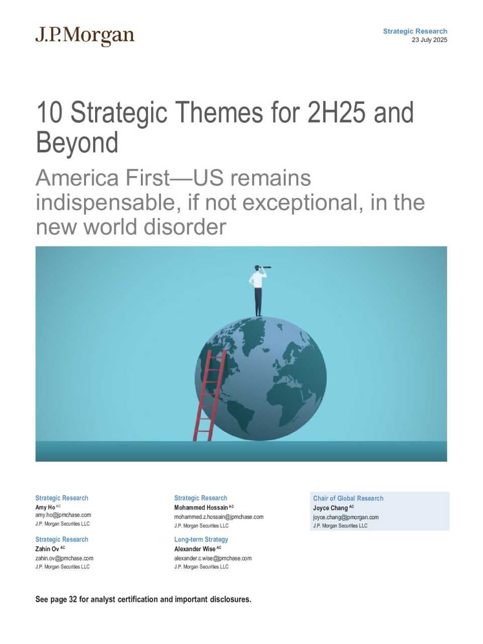 10 Strategic themes for 2H25 and beyond