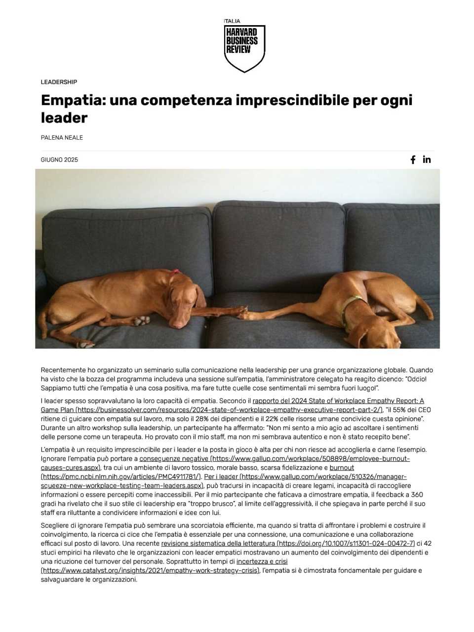 Empatia: una competenza imprescindibile per ogni leader