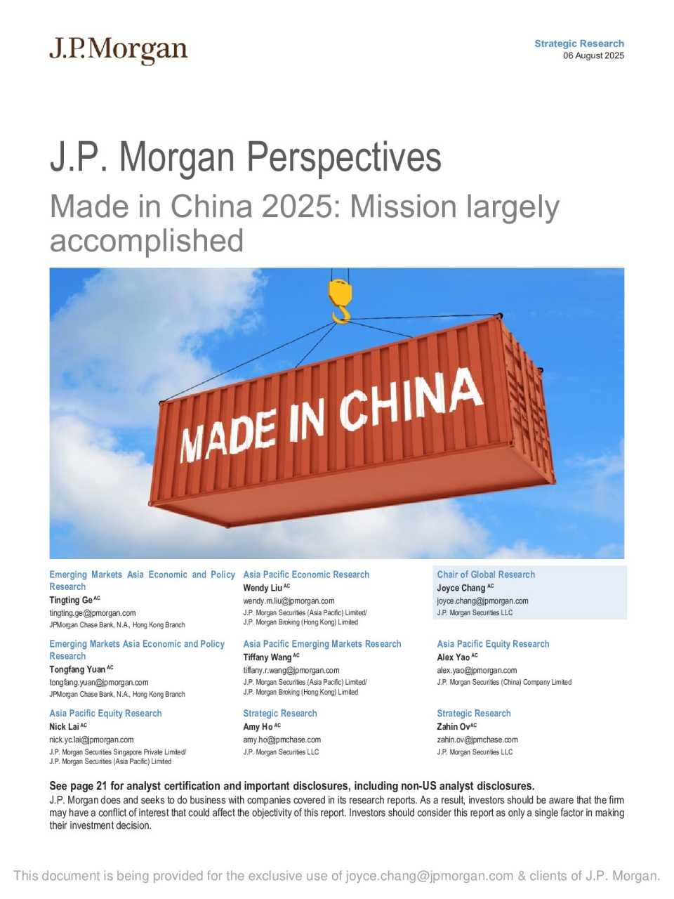 Made in China 2025: Mission largely accomplished
