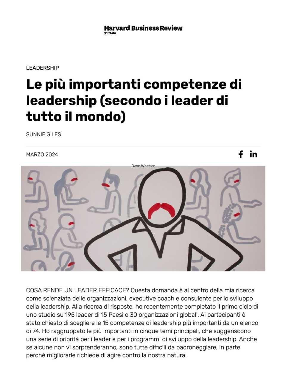 Le più importanti competenze di leadership (secondo i leader di tutto il mondo)