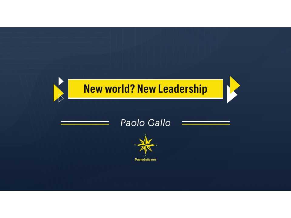 New world? New leadership