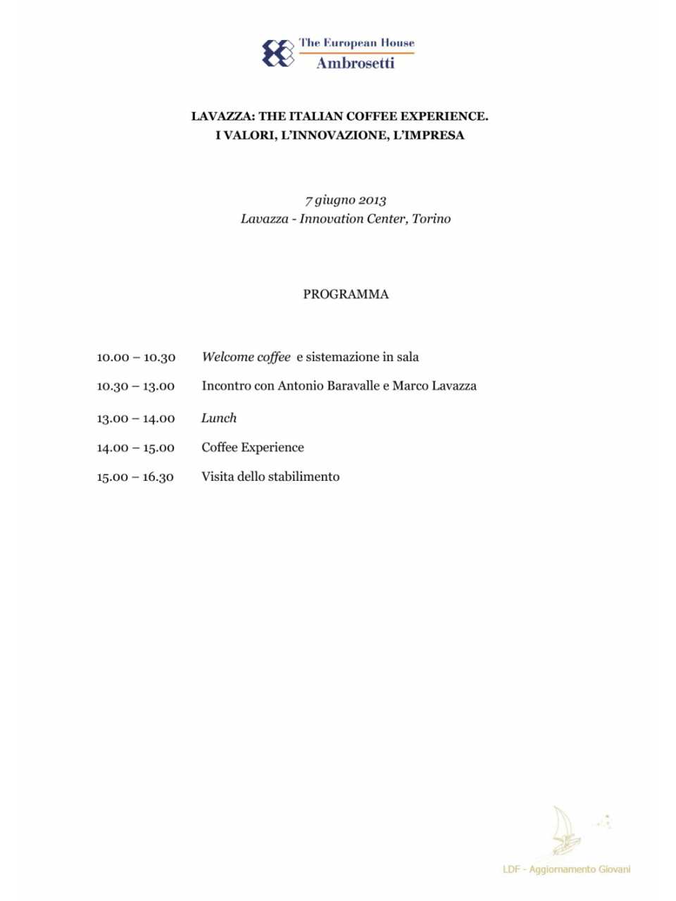 Programma 07.06.2013