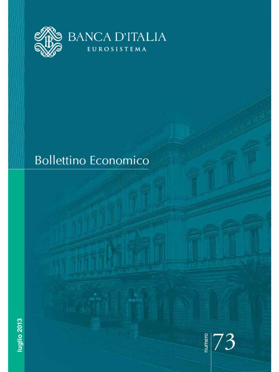 Bollettino Economico n.73 (Luglio 2013)