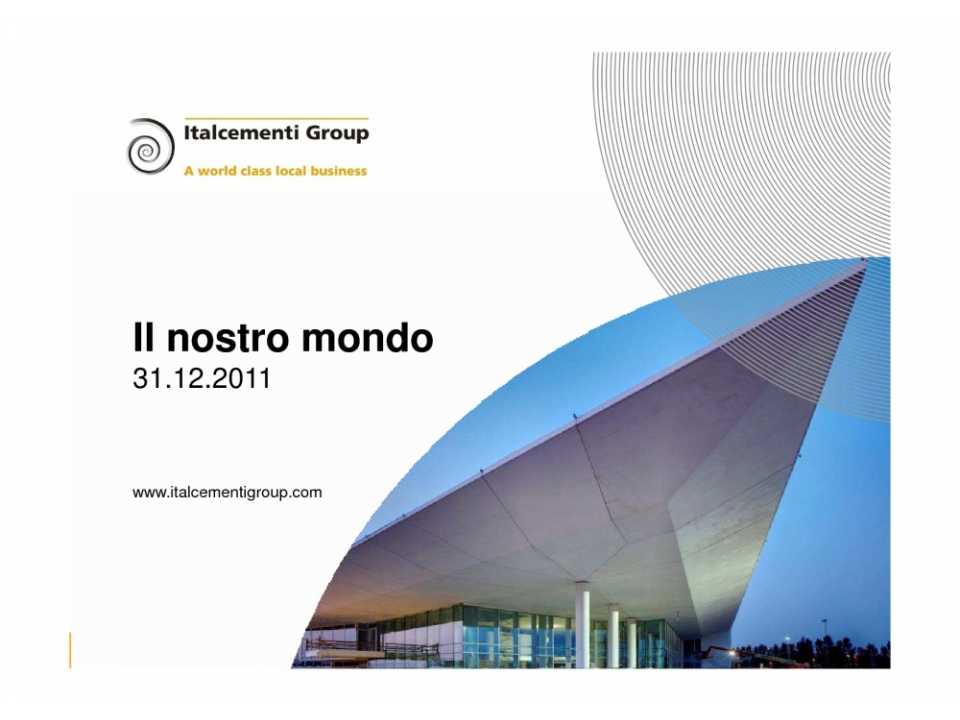 Il Nostro Mondo - Italcementi Group