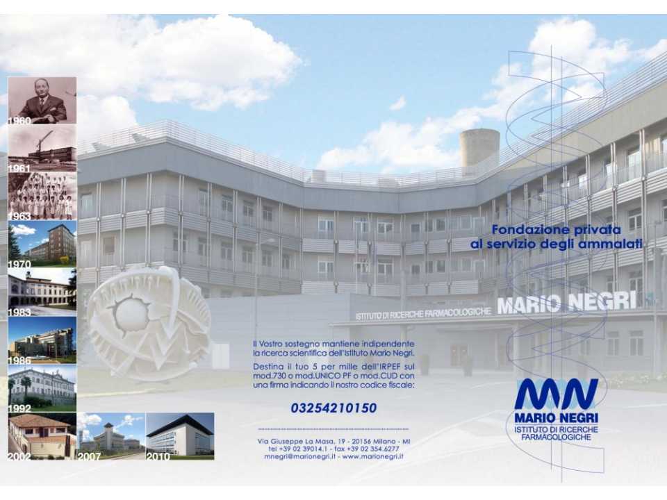 Istituto Mario Negri - brochure
