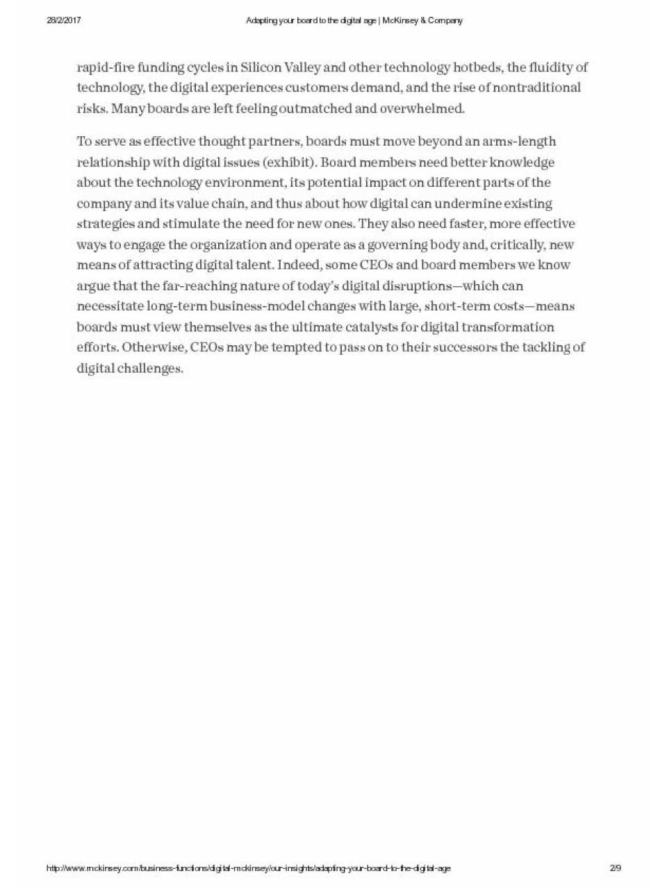 Adapting your board to the digital age