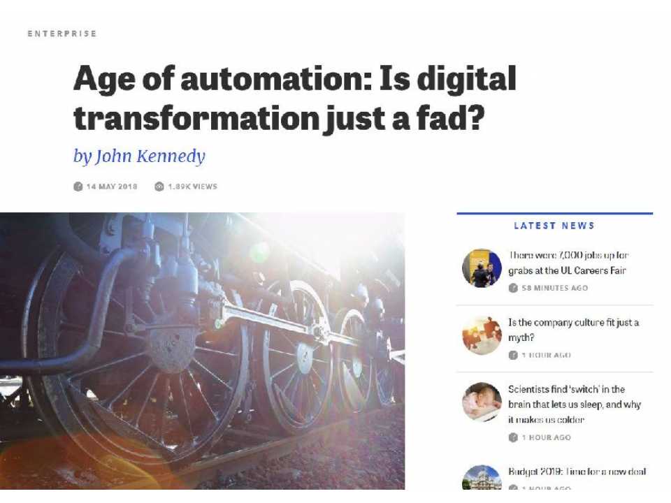 Age of automation: Is digital transformation just a fad?