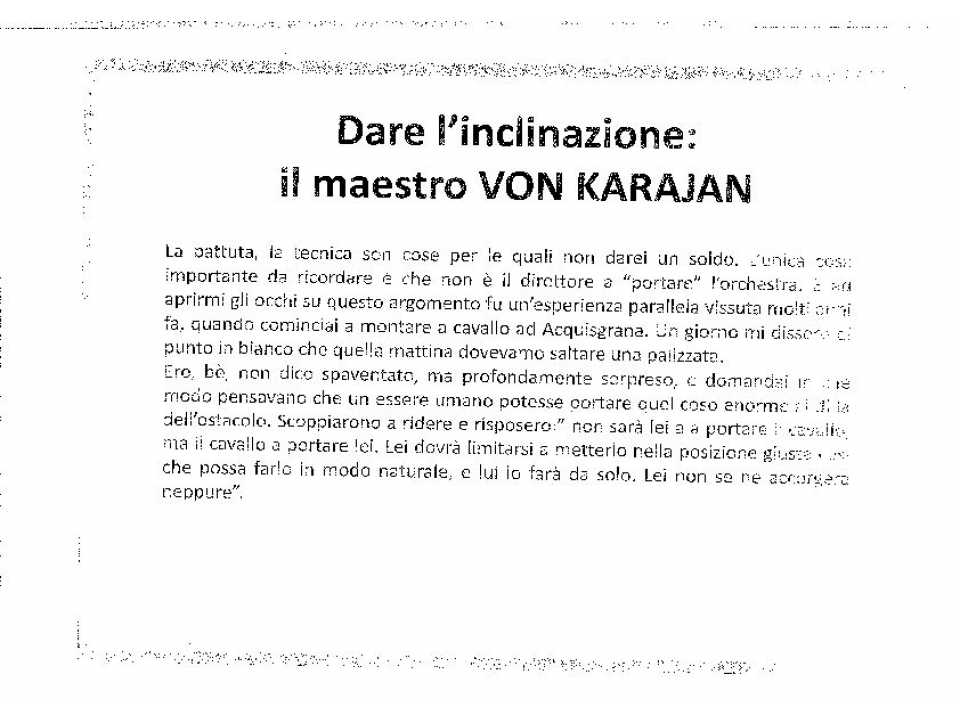 Dare l'inclinazione