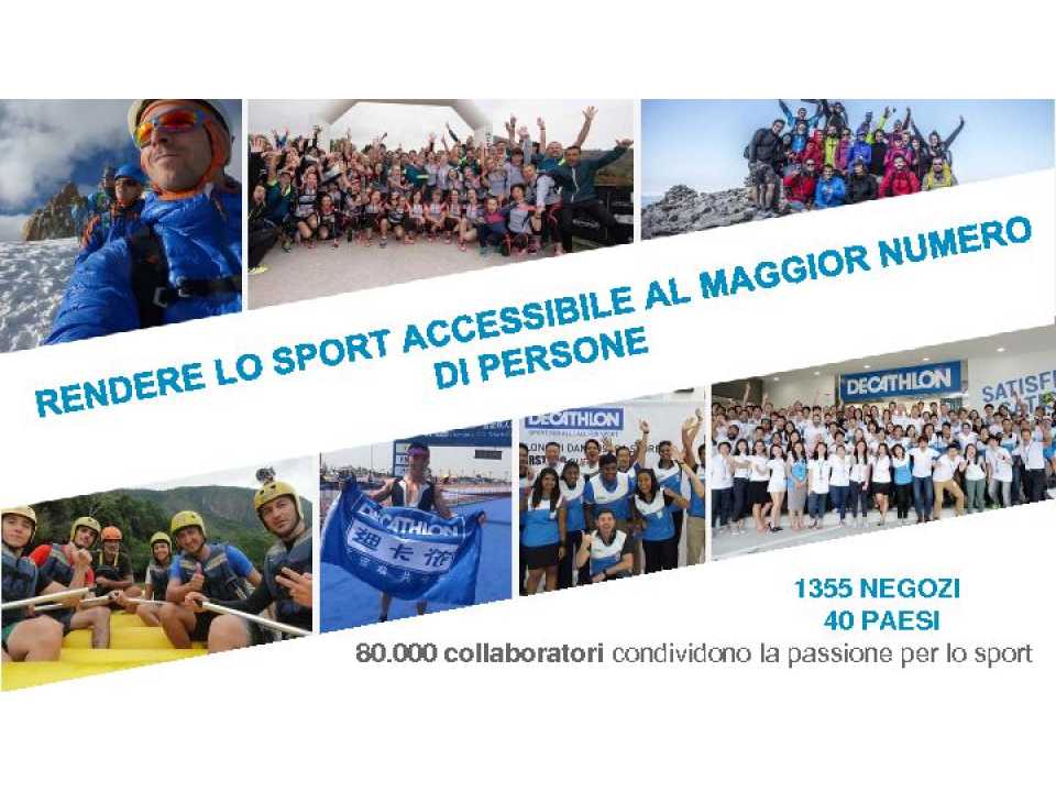 Presentazione di Ezio De Carlo - Decathlon