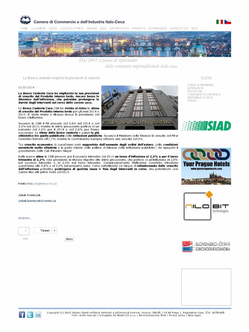 <cite></cite><data><small>VIAGGIO<br></small></data>
L'Europa che cresce. Viaggio in Germania ed Europa dell'Est