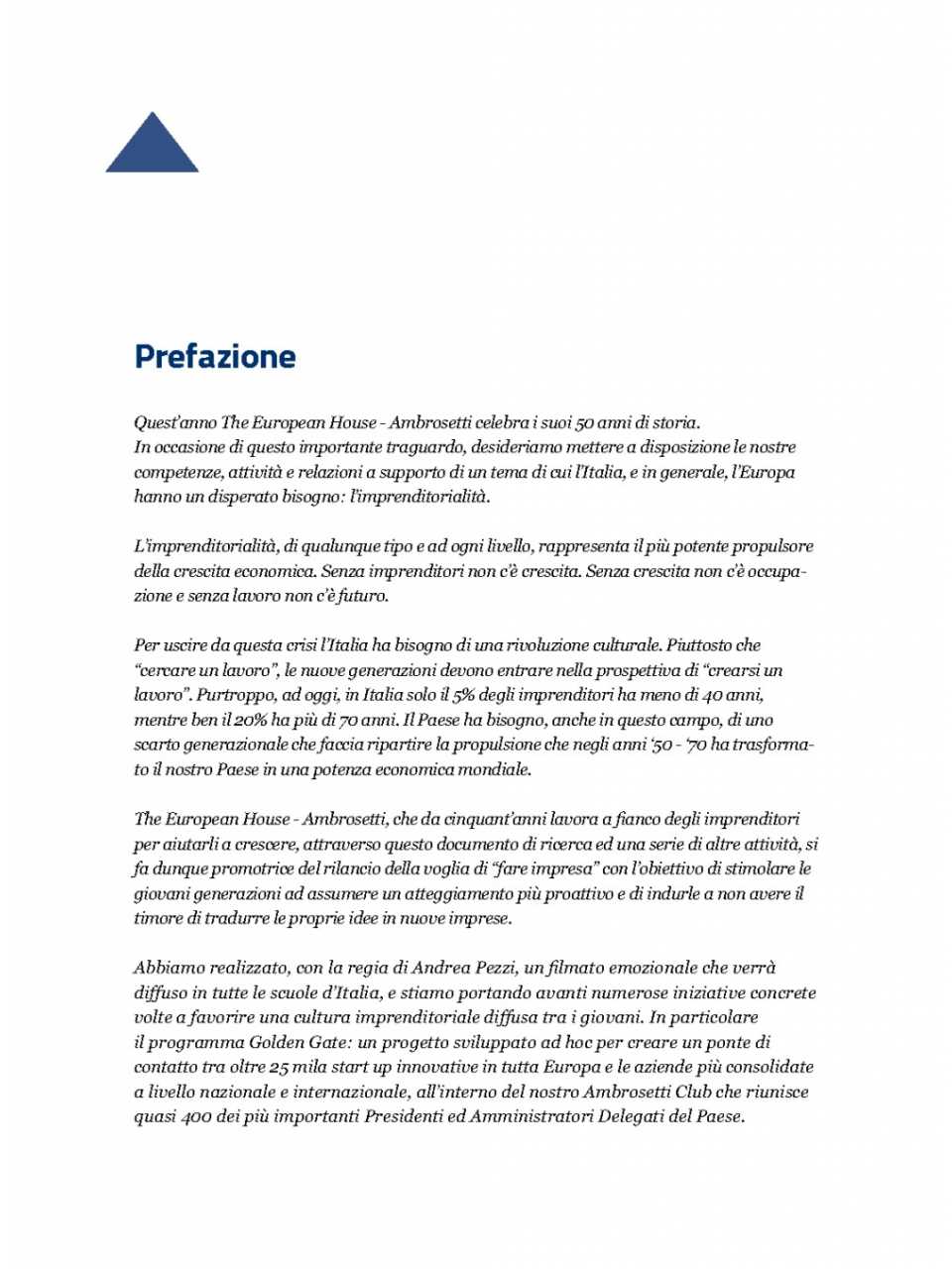 Crescere facendo impresa