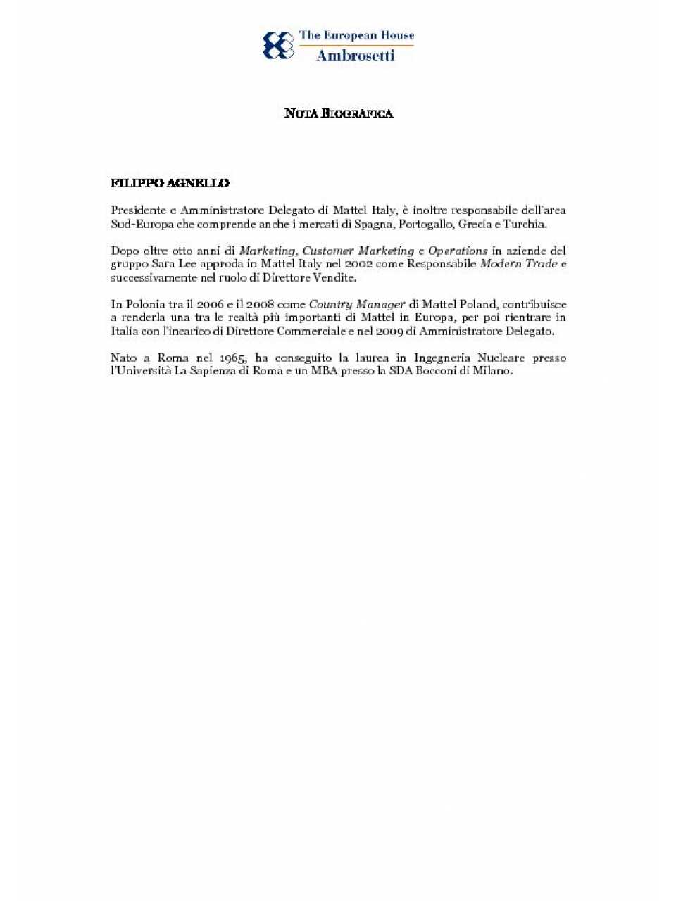 IN PRESENZA
Essere Leader oggi: incontro con CEO, membri di Ambrosetti Club