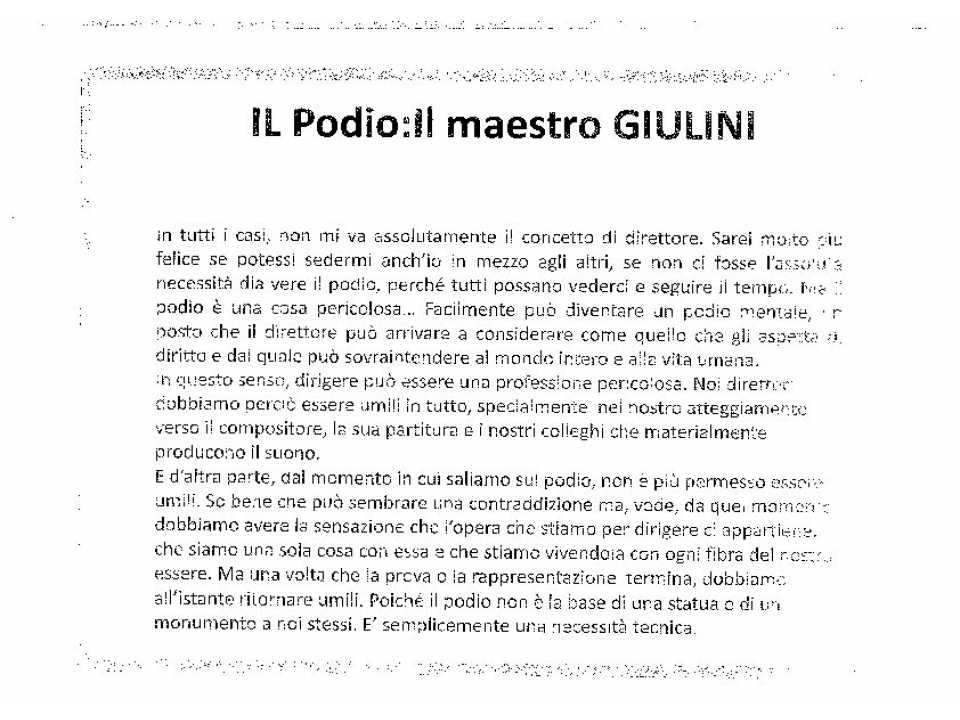Il Podio