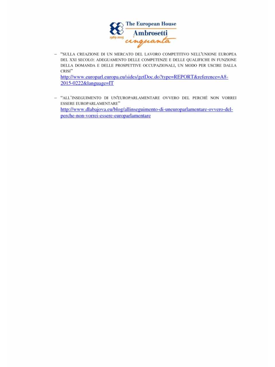 Letture suggerite