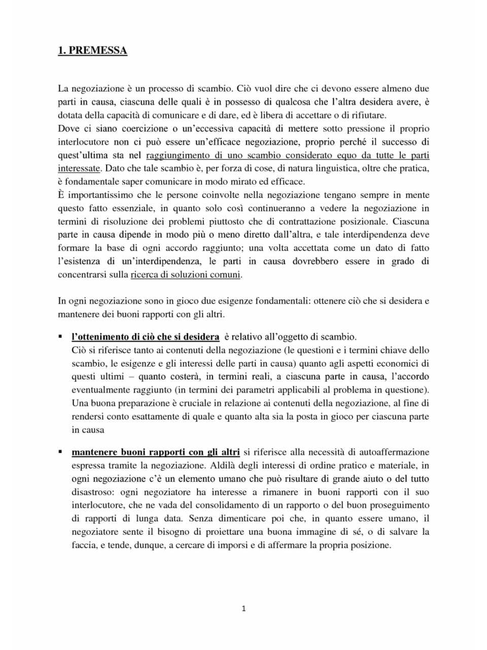 Manuale di negoziazione