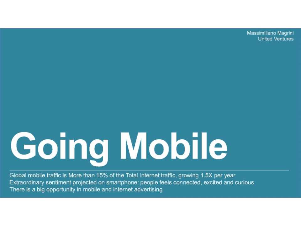 Going Mobile