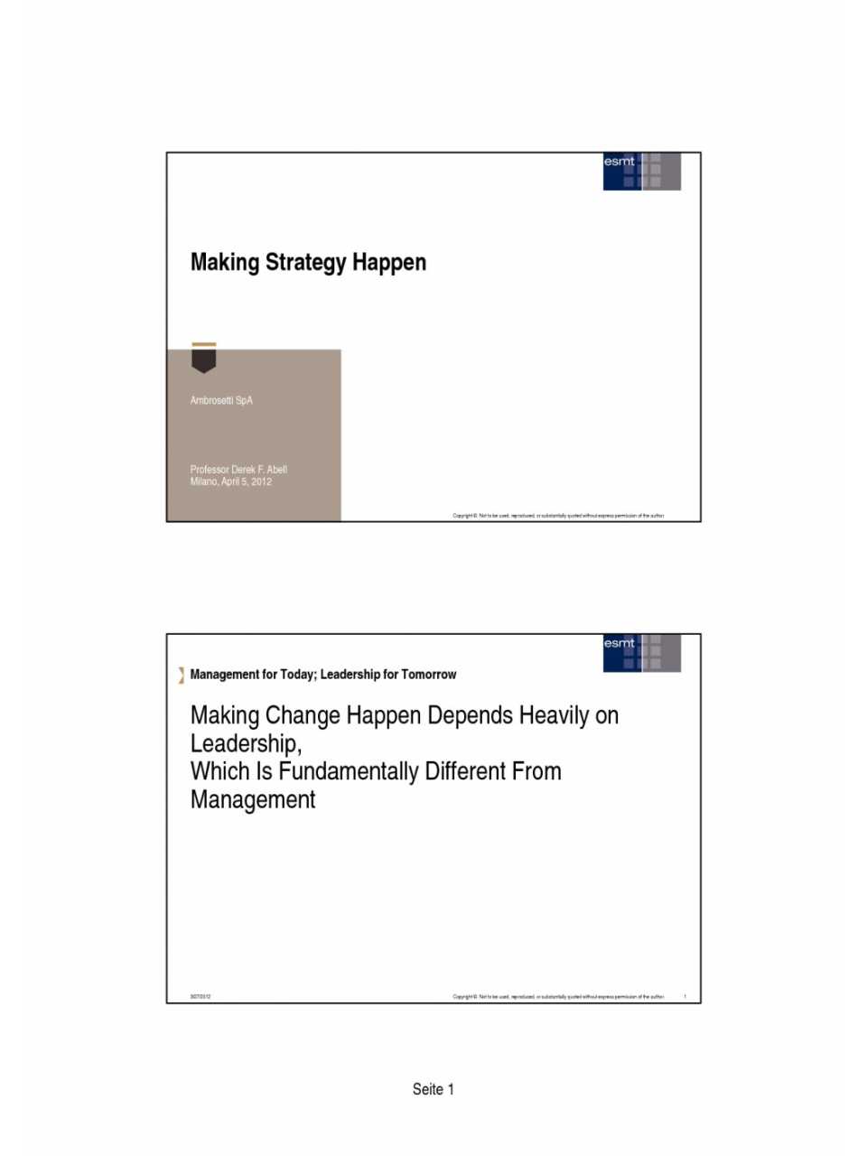 Making Strategy Happen