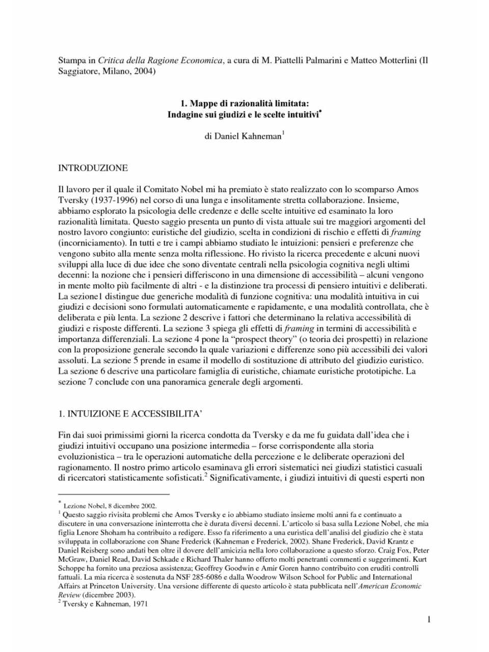 Mappe di razionalità limitata: indagini sui giudizi e le scelte