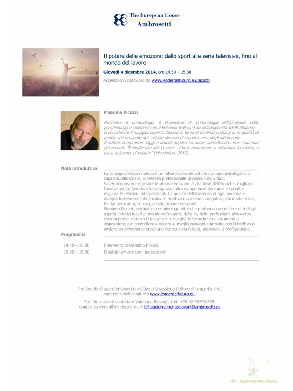 Nota informativa - 4 dicembre 2014
