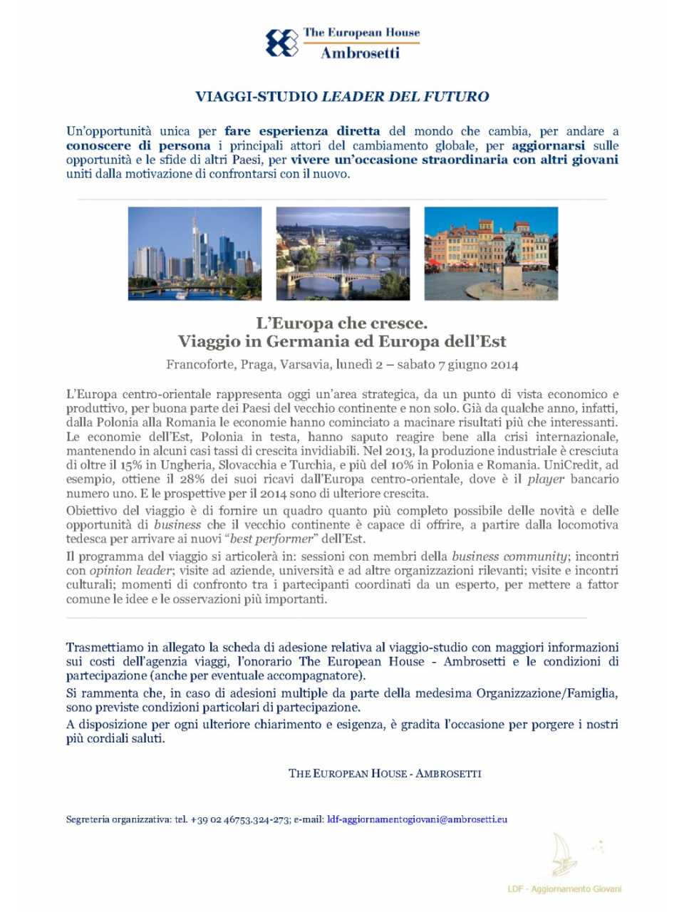 Nota informativa 2-7 giugno 2014